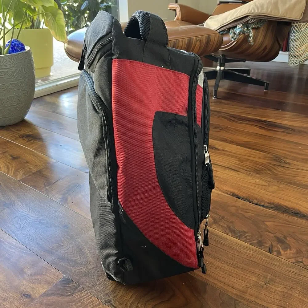 Vintage Starter Backpack 90's Red & Black School Gym Sports Bag